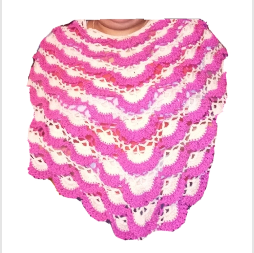 Crochet poncho